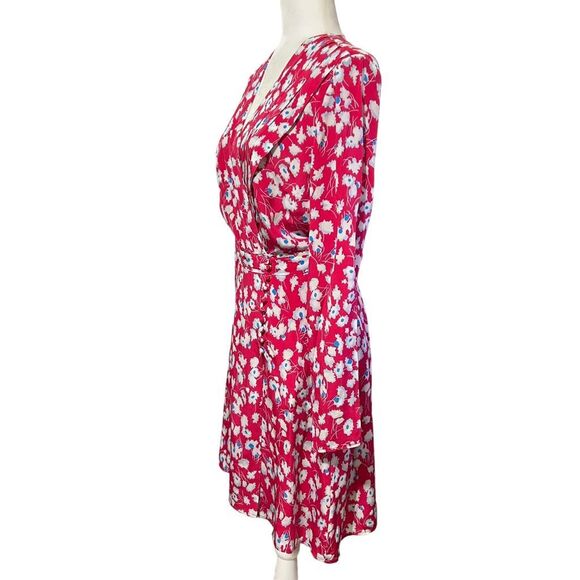 EQUIPMENT New w Tags ! 100% Silk Floral Dress Sz Large - Picture 6 of 15